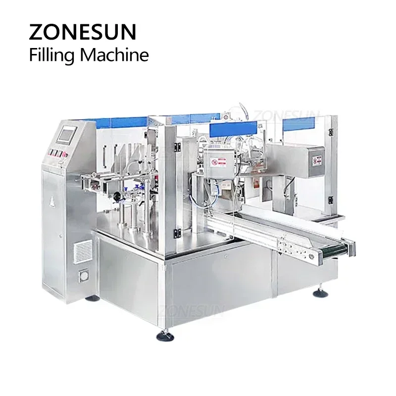 Food Snacks Packets - ZONESUN ZS-GB200 Automatische Korrel Doypack Verpakkingsmachine