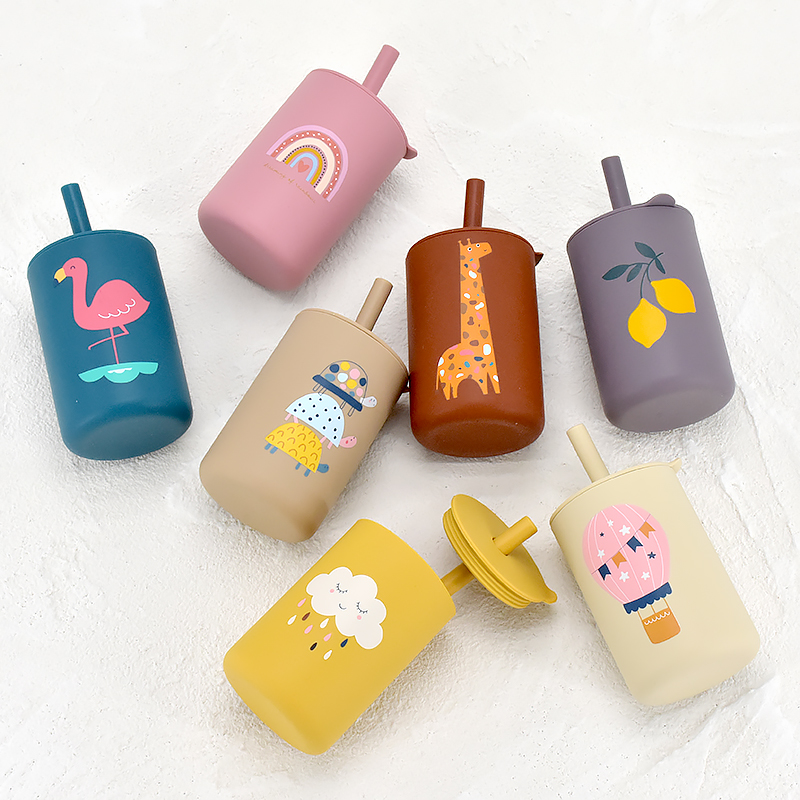 Food Snacks For Kids - Baby Siliconen Sippy Cup Draagbare Opslag