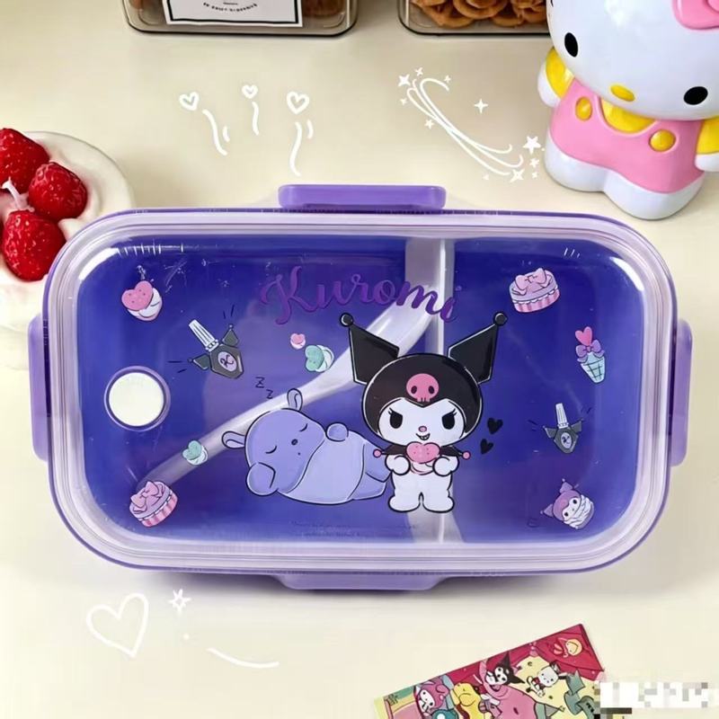 Food Snacks Box - Hello Kitty voedselverpakking, compartimentenverdelende groentebak, draagbare