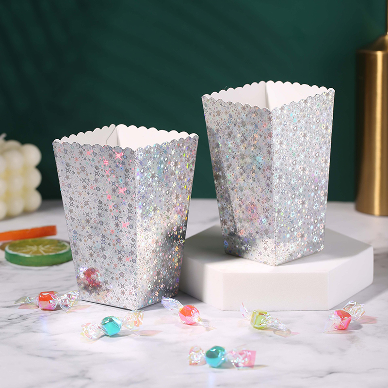 Food Snacks For Party - 25/50cs Cartoon Papier Snoep Cadeau Popcorn