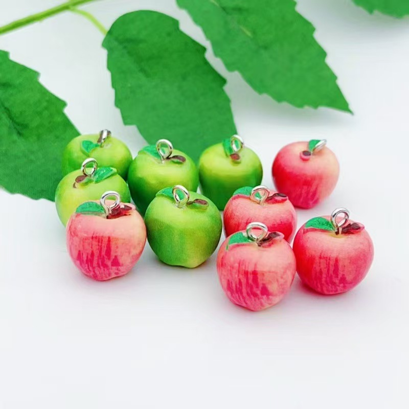 Food & Snacks Coloring Book Bold & Easy Pdf - 10 stuks simulatie appelgroen rood miniatuur
