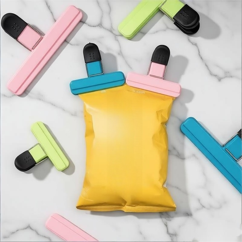 Food Snacks Packets - Voedselafsluitclips Zakkenklemmen Keukenopslag Vochtbestendige Vershoudklemmen voor