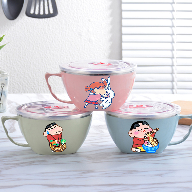 Food Xxl - Crayon Shin-chan Noodle Bowl Roestvrijstalen kom