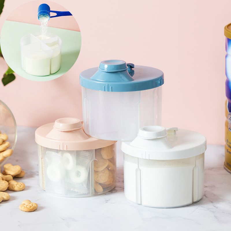 Food Snacks For Kids - 4 Raster Draagbare Babyvoeding Opbergdoos Essentiële