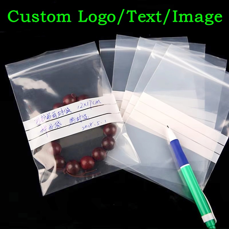 Food Snacks For Party - 200 STKS PE Doorzichtige Plastic Schrijven