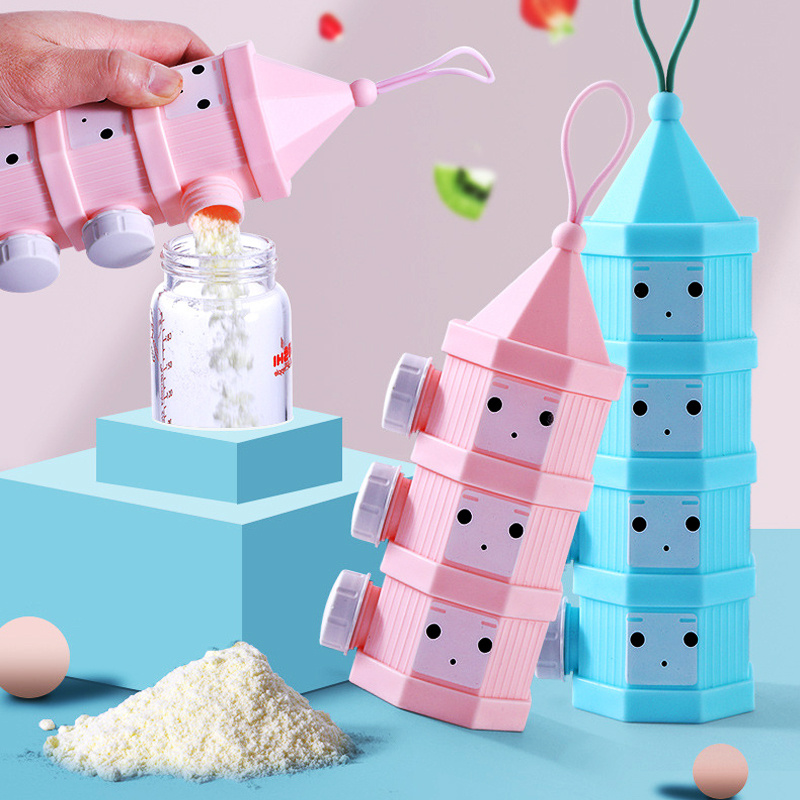 Food Snacks For Kids - 3/4 Lagen Babyvoeding Container Draagbare Kids