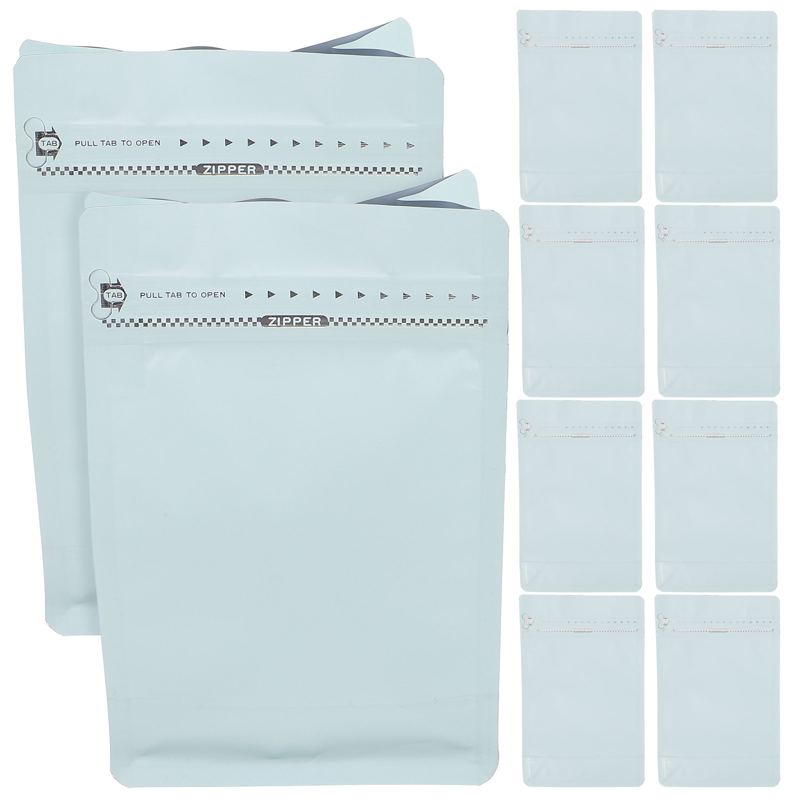 Food Snacks Packets - 10 stuks koffiebonenverpakkingszakjes, luchtdichte zelfsluitende voedselzakjes,