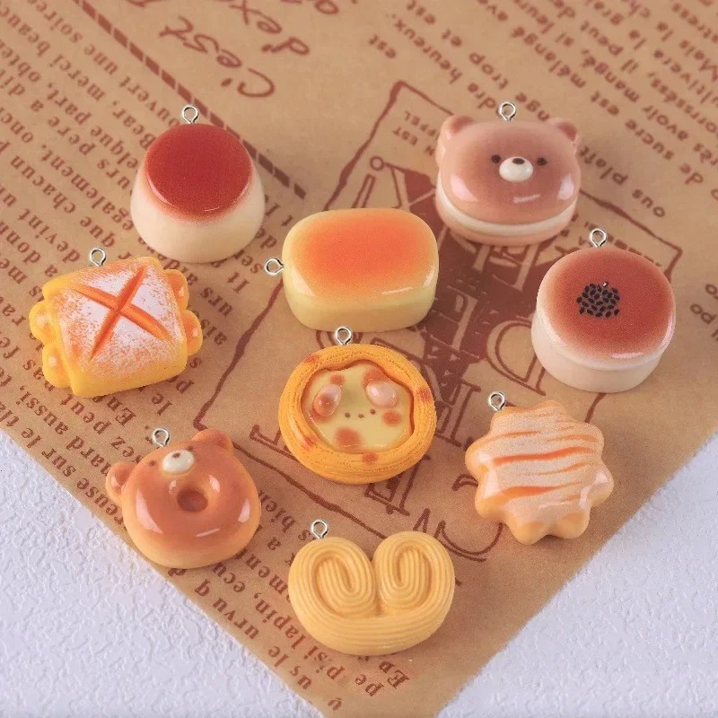 Food Snacks For Party - 10 stuks schattige beer puddingtaart brood