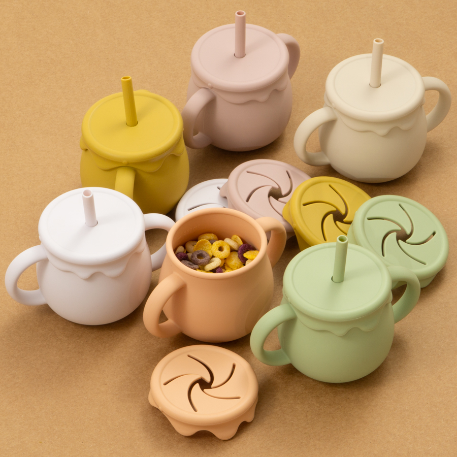 Food Snacks For Kids - New Kids Siliconen Voeden Voedsel Opbergdoos