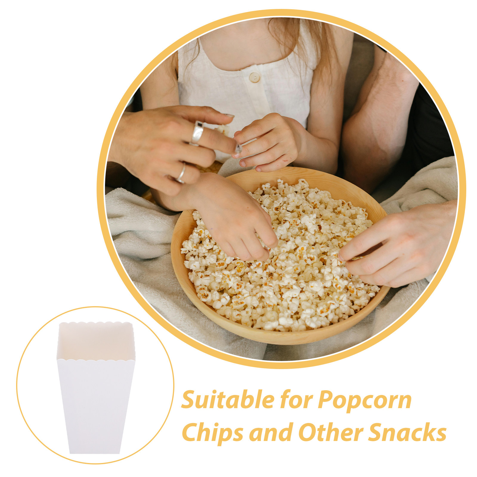 50 stuks wegwerp popcorn dozen - Food Snacks Box recensie en prijs