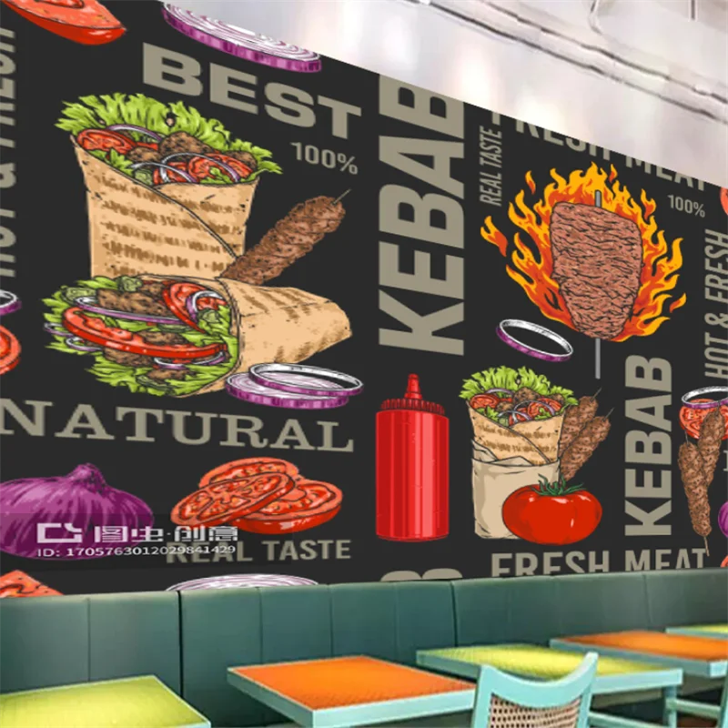 Custom Kebab Fast-Food Restaur - Food Snacks Background recensie en prijs