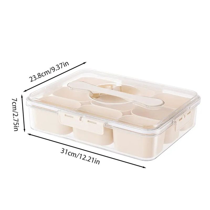9 compartimenten verdeelde ser - Food Snacks Box recensie en prijs