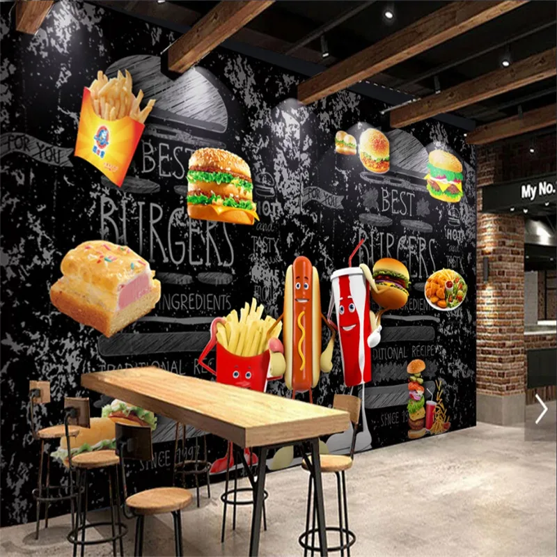 Aangepaste Hamburger Hot Dog B - Food Snacks Background recensie en prijs