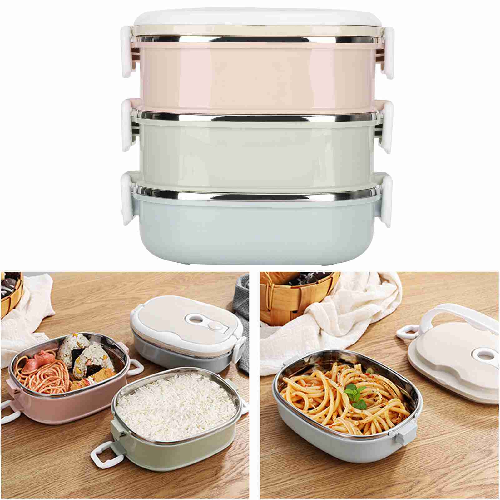 Meerlaagse lunchbox Draagbare  - Food Xxl recensie en prijs