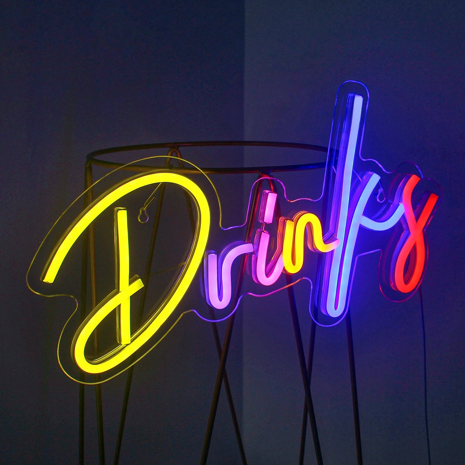 Drankjes en snacks Bar LED-neo - Food Snacks Background recensie en prijs