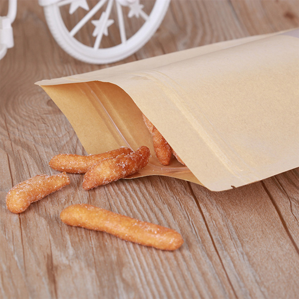 50 stuks kraftpapier met ritss - Food With Snacks recensie en prijs