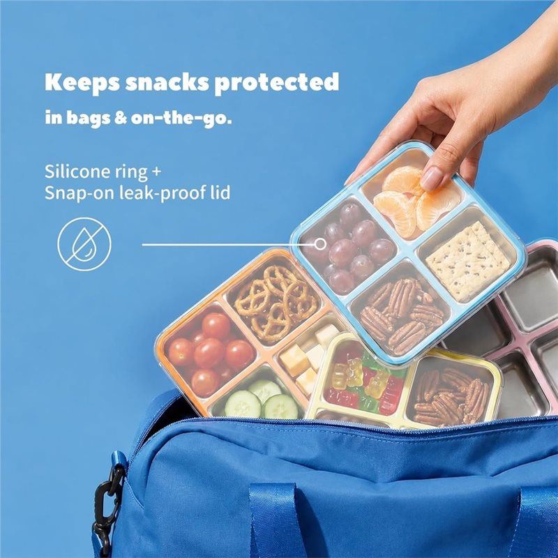 GIGI 4-pack roestvrijstalen sn - Food Snacks Box recensie en prijs