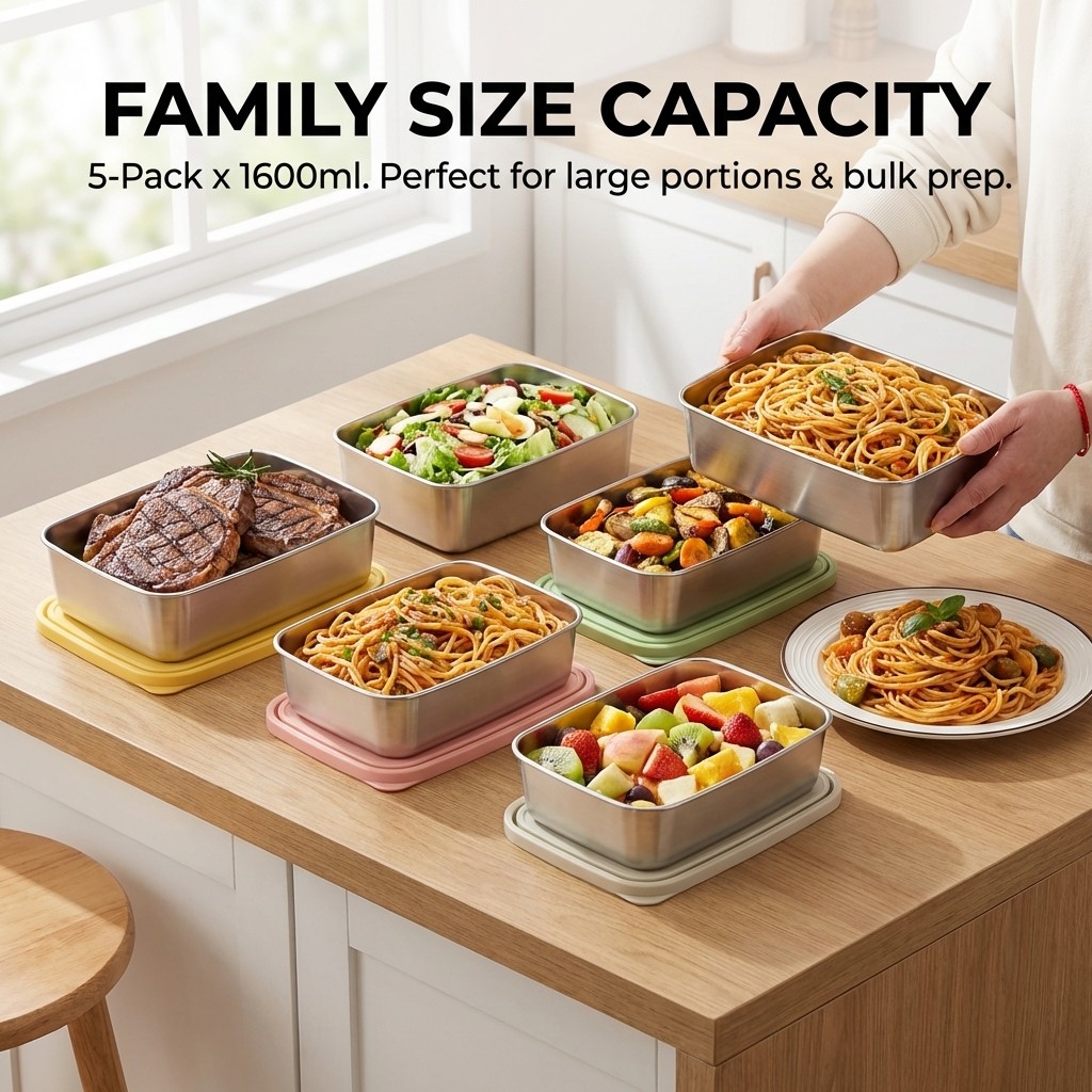 Grote capaciteit voedselcontai - Food Xxl recensie en prijs