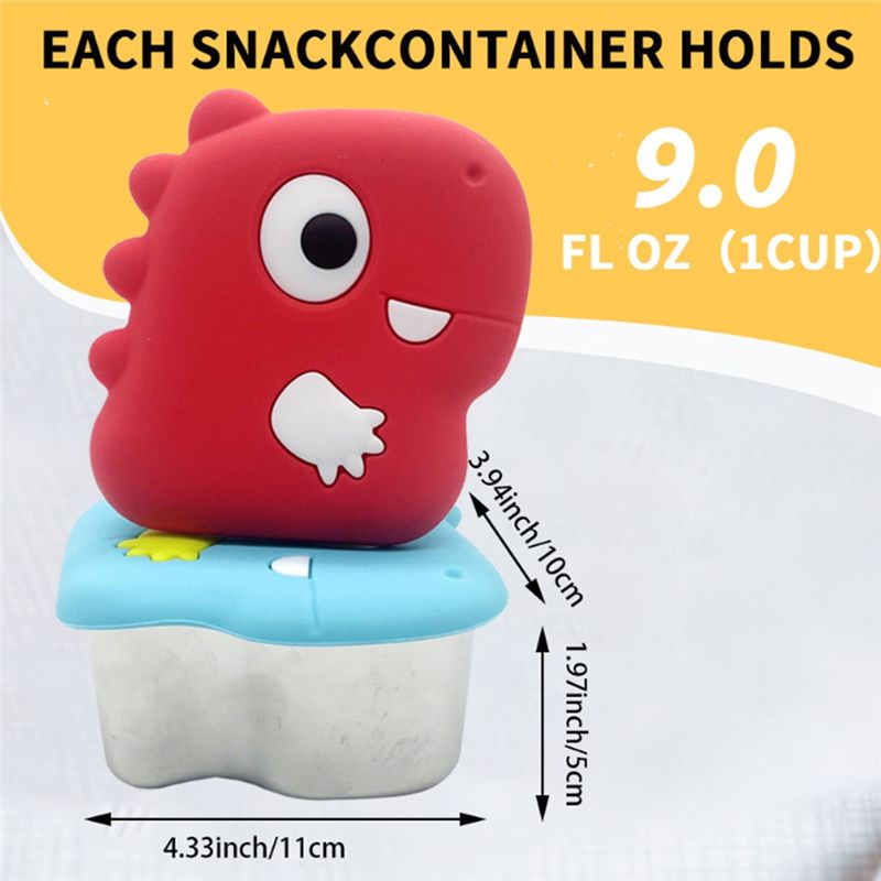 AA94-304 RVS Dinosaurus Snackd - Food Snacks Box recensie en prijs