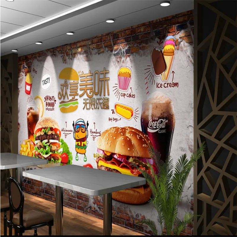 Aangepaste tekst Burger Friete - Food Snacks Background recensie en prijs