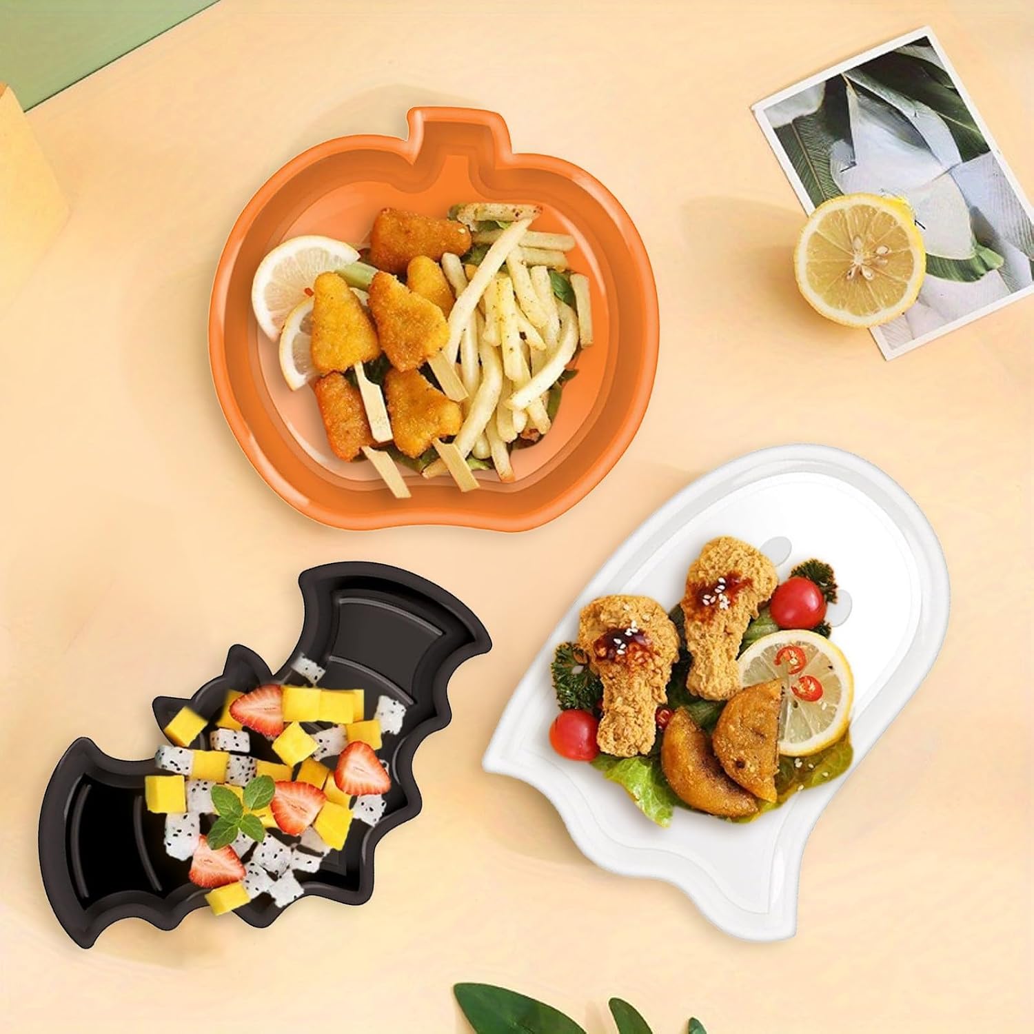Herbruikbare Halloween-bordens - Food Snacks For Party recensie en prijs