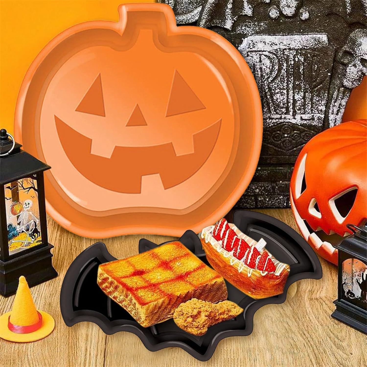 Herbruikbare Halloween-bordens - Food Snacks For Party recensie en prijs