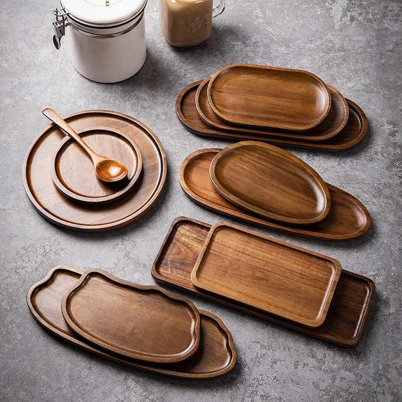 Servies Massief Houten Dienbla - Food Snacks In Japan recensie en prijs