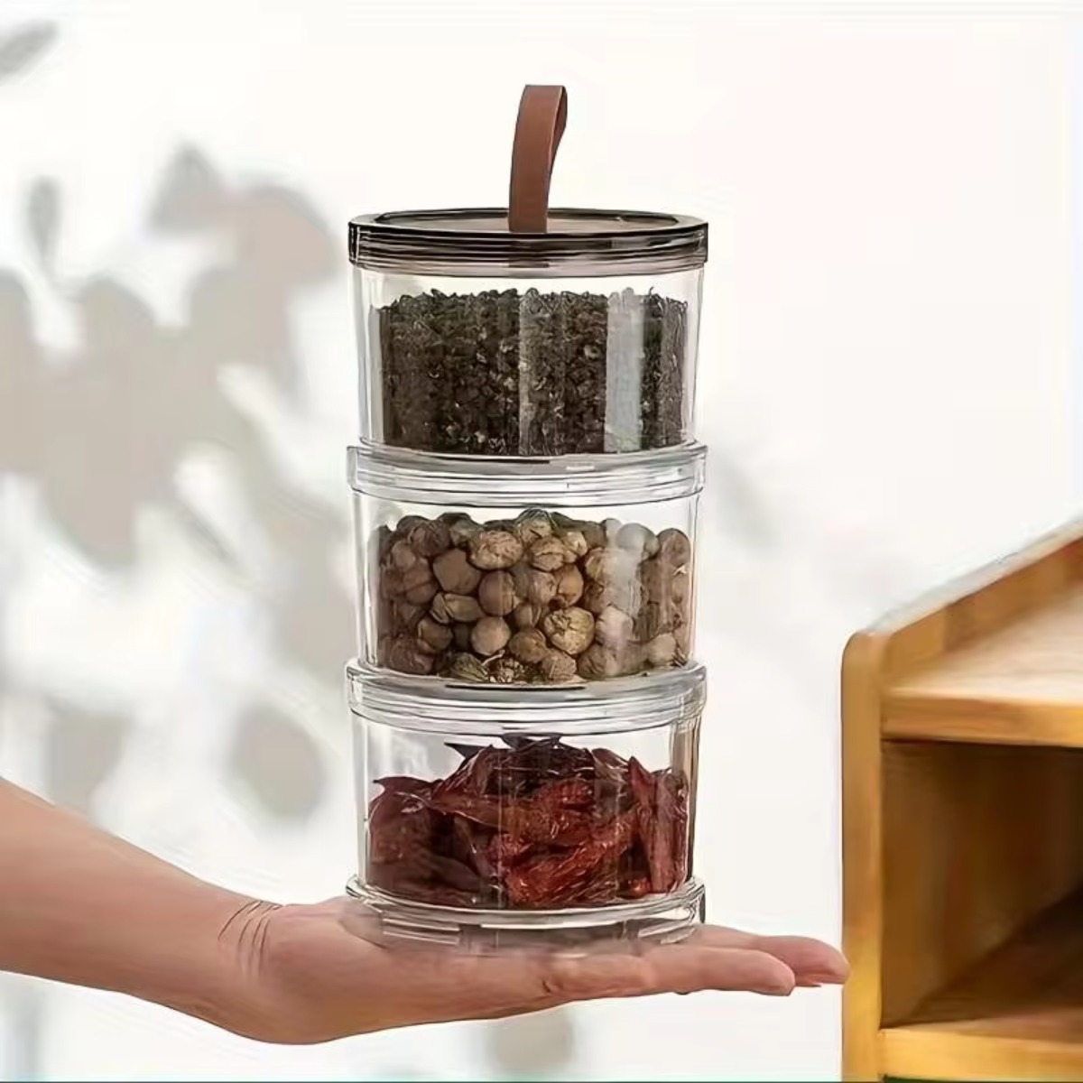 3-laags ronde handzame kruiden - Food Snacks Box recensie en prijs