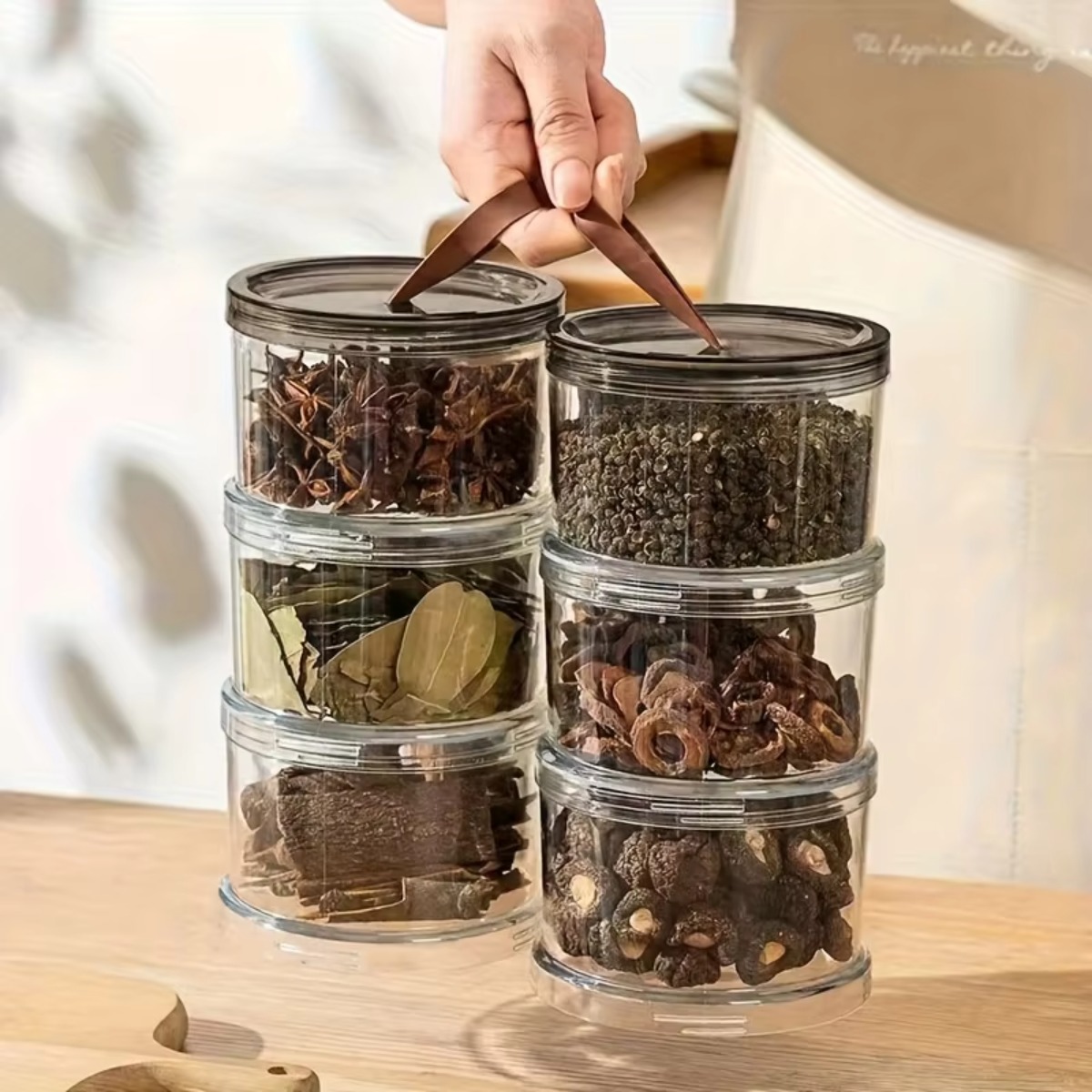 3-laags ronde handzame kruiden - Food Snacks Box recensie en prijs