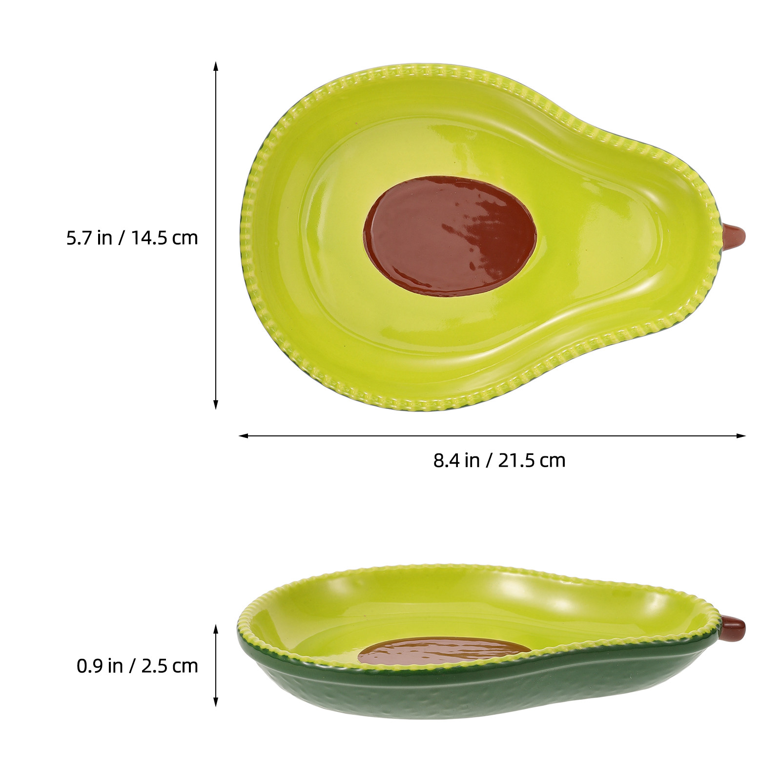 Avocado-vormige keramische sch - Food Snacks For Party recensie en prijs