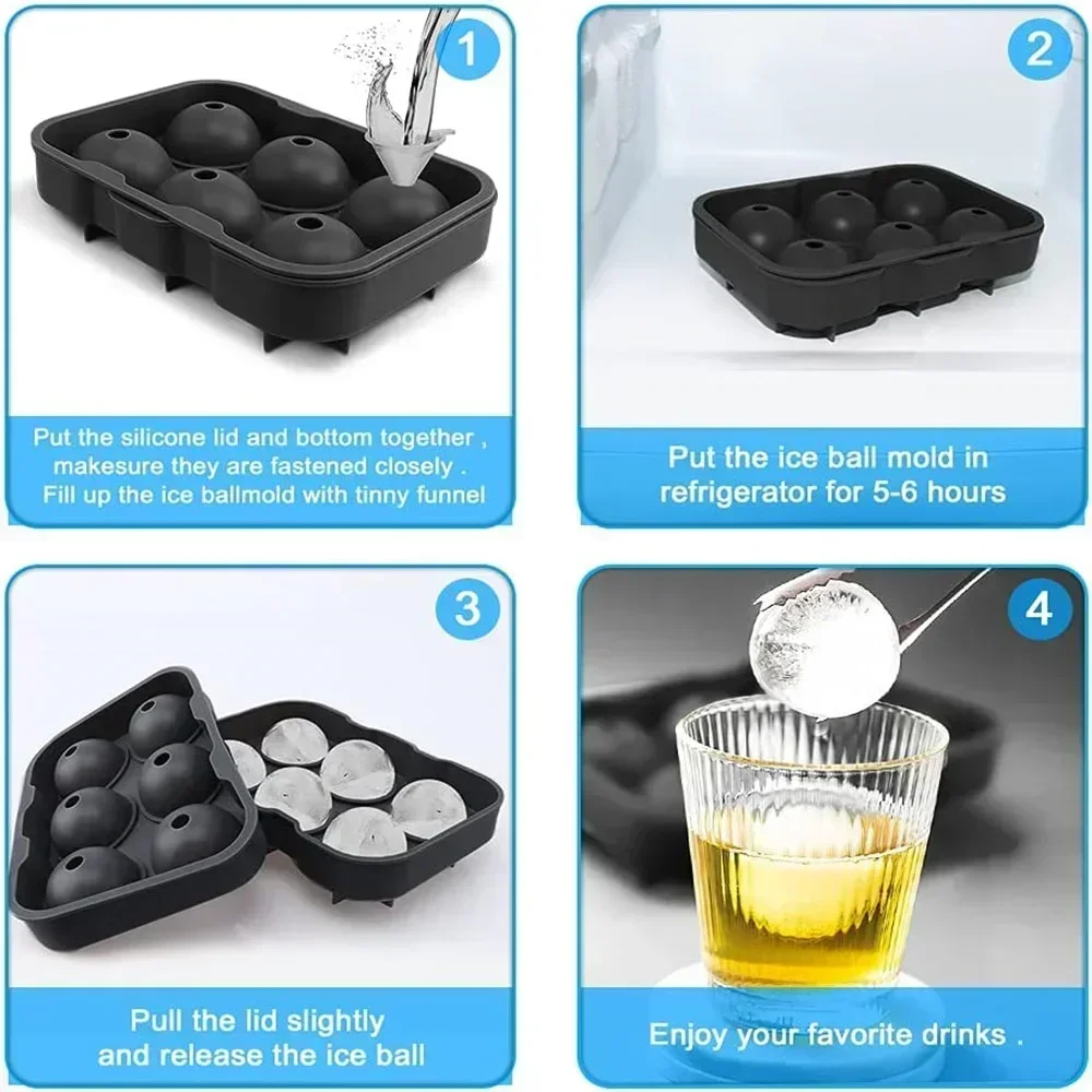 6-delige ijsbolvorm van silico - Food Xxl recensie en prijs