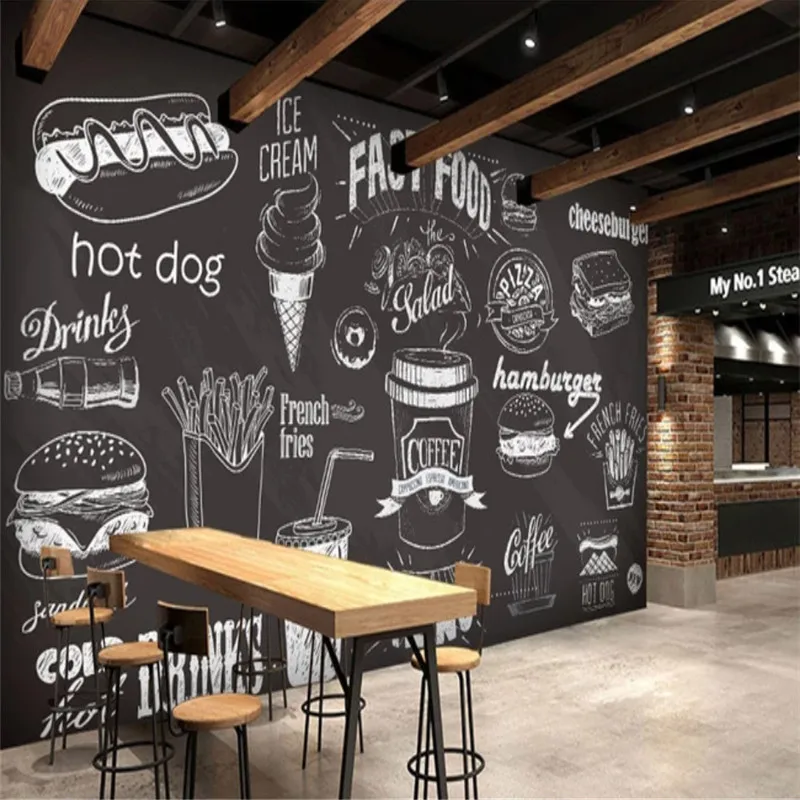 Aangepaste handgeschilderde sc - Food Snacks Background recensie en prijs